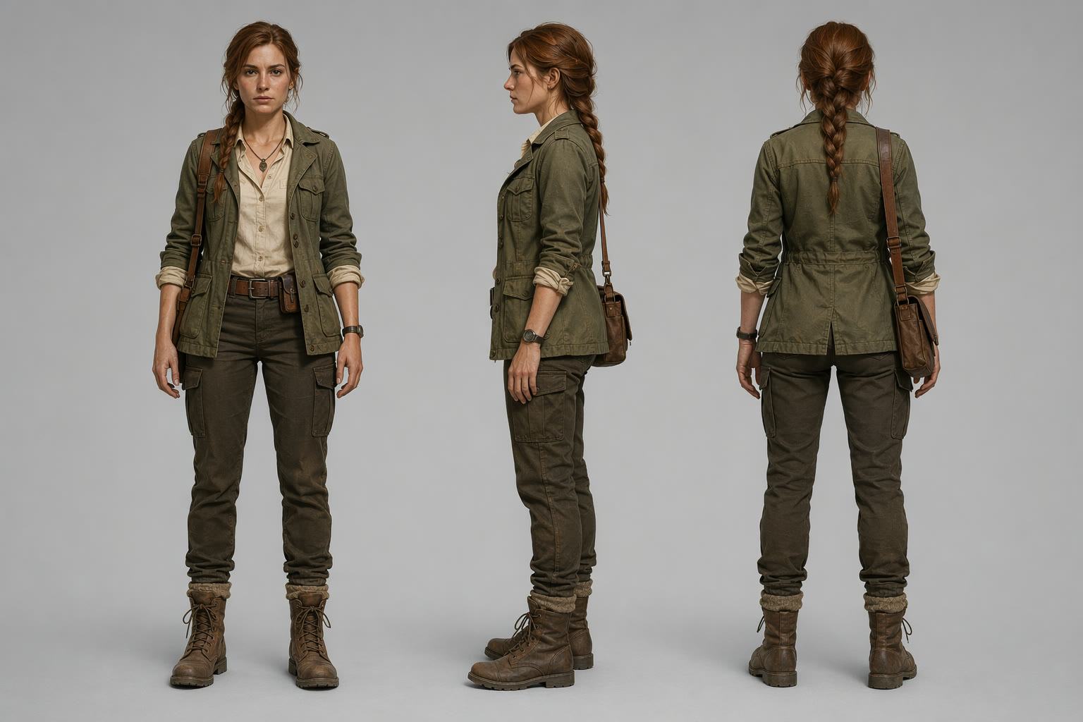 Character Three Views
